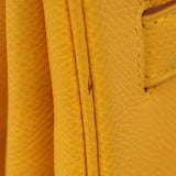 ★SALE【5hb0570-h】エルメス ハンドバッグ バーキン35 クシュベル ジョーヌ ゴールド金具 □B刻印【中古】レディース