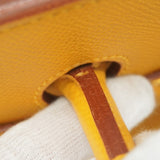 ★SALE【5hb0570-h】エルメス ハンドバッグ バーキン35 クシュベル ジョーヌ ゴールド金具 □B刻印【中古】レディース