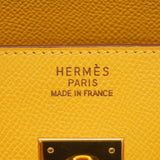 ★SALE【5hb0570-h】エルメス ハンドバッグ バーキン35 クシュベル ジョーヌ ゴールド金具 □B刻印【中古】レディース