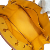 ★SALE【5hb0570-h】エルメス ハンドバッグ バーキン35 クシュベル ジョーヌ ゴールド金具 □B刻印【中古】レディース