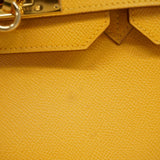 ★SALE【5hb0570-h】エルメス ハンドバッグ バーキン35 クシュベル ジョーヌ ゴールド金具 □B刻印【中古】レディース