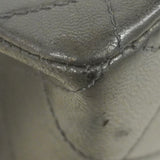 ★SALE【5hb0572-h】シャネル ショルダーバッグ マトラッセ Wフラップ Wチェーン ラムスキン ブラック ゴールド金具【中古】レディース