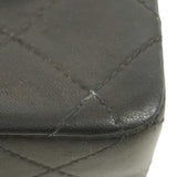 ★SALE【5hb0572-h】シャネル ショルダーバッグ マトラッセ Wフラップ Wチェーン ラムスキン ブラック ゴールド金具【中古】レディース