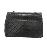 ★最終価格★SALE【5hb0649-h】シャネル ショルダーバッグ ミニマトラッセ チェーンショルダー ラムスキン ブラック ゴールド金具【中古】レディース