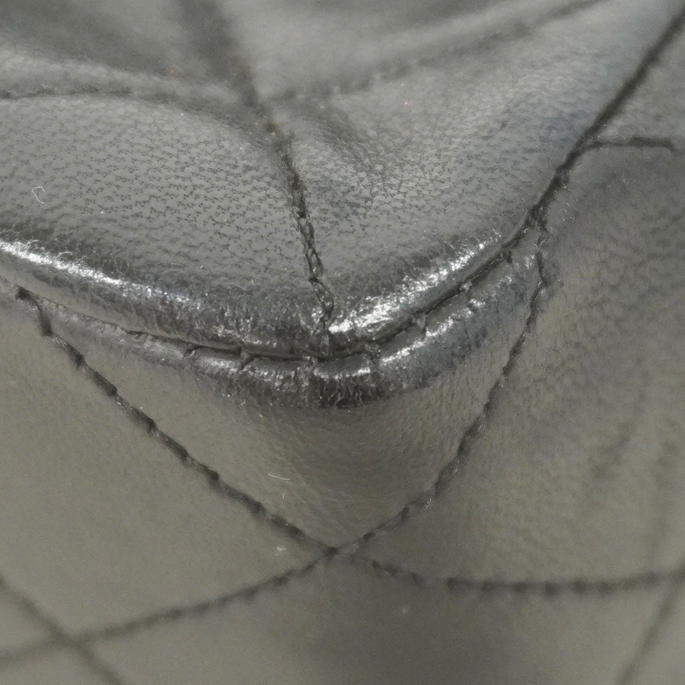 ★最終価格★SALE【5hb0649-h】シャネル ショルダーバッグ ミニマトラッセ チェーンショルダー ラムスキン ブラック ゴールド金具【中古】レディース