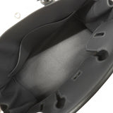 【5hb0958】エルメス ハンドバッグ バーキン30 トワルアッシュ ボックスカーフ アルドワーズ シルバー金具 □K刻印【中古】レディース
