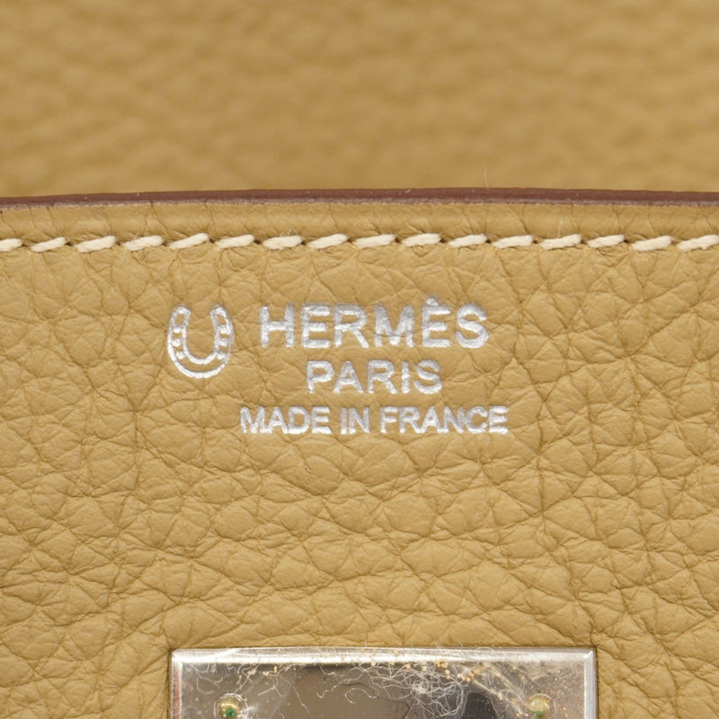 【5hb1075】エルメス ハンドバッグ バーキン30 トリヨンクレマンス パルシュマン/プシエール シルバー金具 □M刻印 SPO【中古】レディース