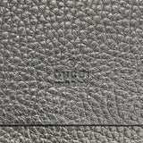 ★SALE【5hb1520】グッチ 名刺入れ 473923 レザー ブラック シルバー金具【中古】メンズ