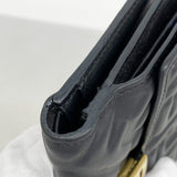 ★最終価格★SALE【5hb1598】フェンディ 財布 レザー ブラック ゴールド金具【中古】レディース