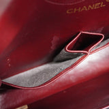 ★SALE【5hb1672-h】シャネル ショルダーバッグ マトラッセ Wフラップ Wチェーン ラムスキン ブラック ゴールド金具【中古】レディース
