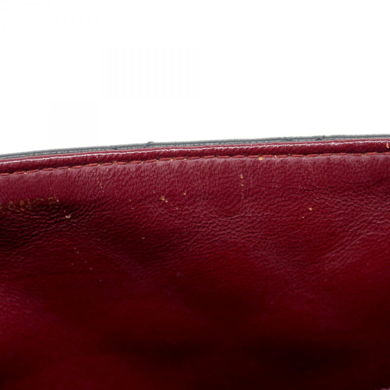 ★SALE【5hb1673-h】シャネル ショルダーバッグ ミニマトラッセ チェーンショルダー ラムスキン ブラック ゴールド金具【中古】レディース
