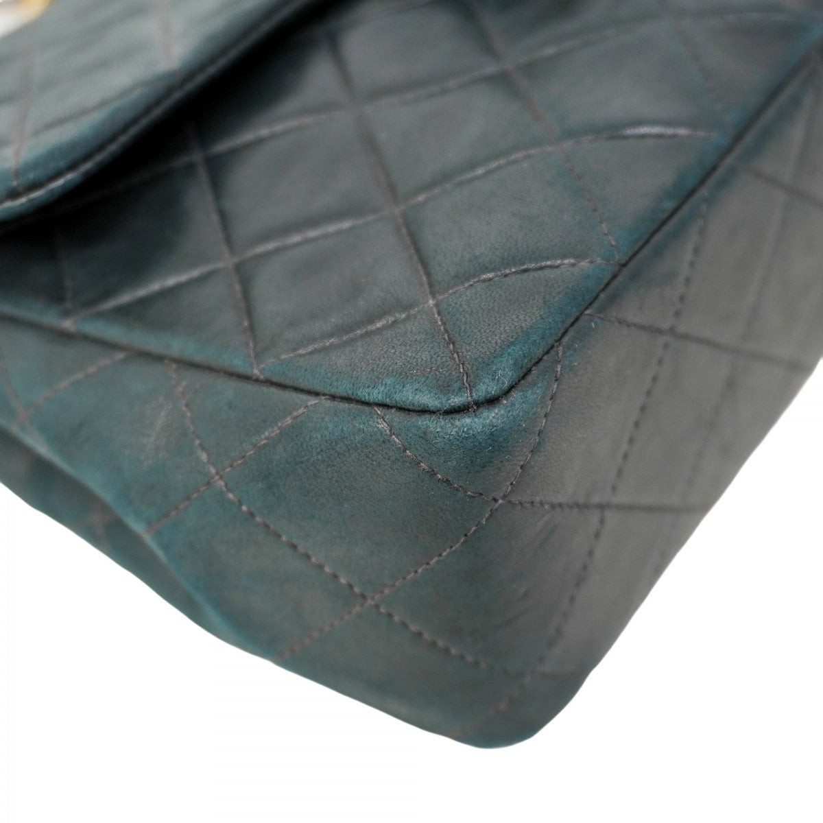 ★SALE【5hb1673-h】シャネル ショルダーバッグ ミニマトラッセ チェーンショルダー ラムスキン ブラック ゴールド金具【中古】レディース