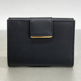 ★最終価格★SALE【5hb1719-h】プラダ 財布 レザー ブラック ゴールド金具【中古】レディース