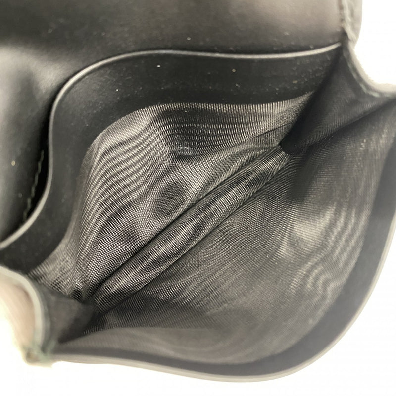 ★SALE【5hc2094-h】グッチ 名刺入れ グッチシマ 406924 レザー ブラック シャンパンゴールド金具【中古】レディース