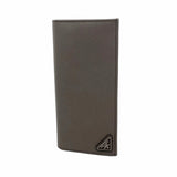 ★最終価格【5hc2189-h】プラダ 長財布 サフィアーノ レザー グレー シルバー金具【中古】メンズ