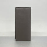 ★最終価格【5hc2189-h】プラダ 長財布 サフィアーノ レザー グレー シルバー金具【中古】メンズ