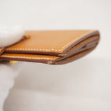 【5hc2399-h】エルメス コインケース ベアンミニ ヴォーエプソン ゴールド ゴールド金具 A刻印【中古】メンズ レディース ユニセックス