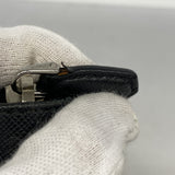 【5hc2401-h】プラダ 長財布 サフィアーノ レザー ブラック シルバー金具【中古】メンズ レディース ユニセックス