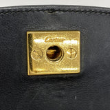 【5hc2482-h】カルティエ ショルダーバッグ パンテール レザー ブラック ゴールド金具【中古】レディース