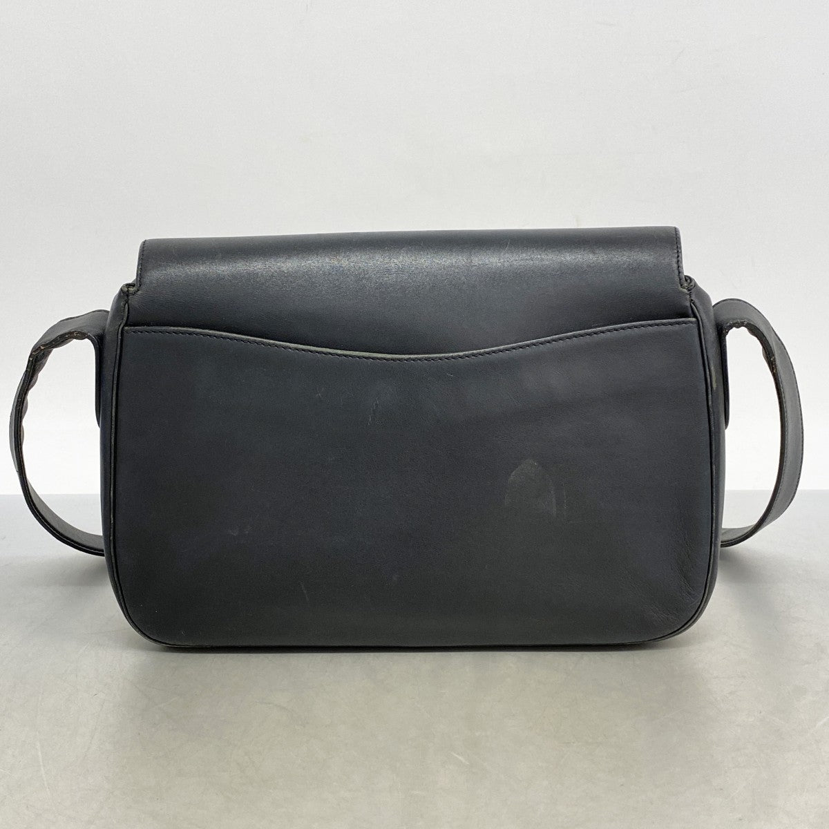 【5hc2482-h】カルティエ ショルダーバッグ パンテール レザー ブラック ゴールド金具【中古】レディース