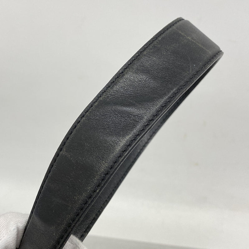 【5hc2482-h】カルティエ ショルダーバッグ パンテール レザー ブラック ゴールド金具【中古】レディース