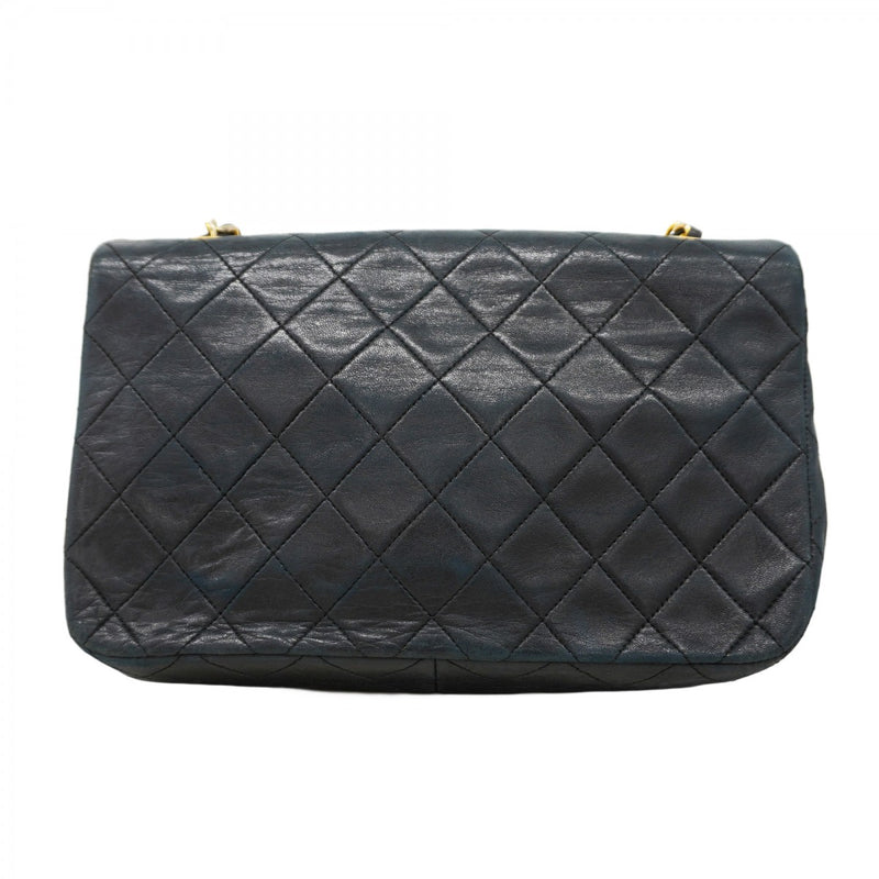 シャネル ラムスキン ミニ マトラッセ ショルダーバッグ 23 CHANEL ラムスキン マトラッセ23 Wフラップ チェーンショルダー