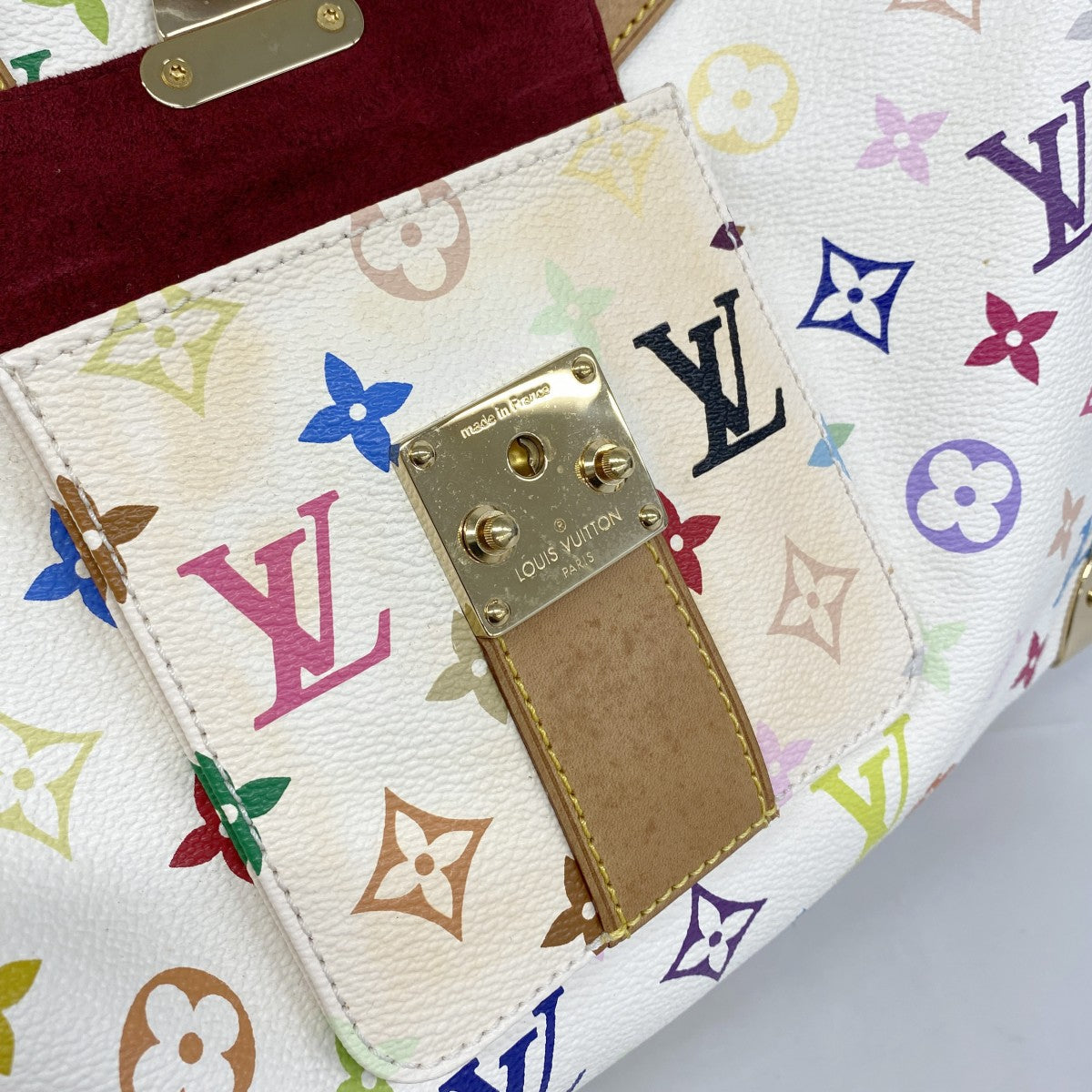 【5hc2558-b-h】ルイヴィトン ハンドバッグ モノグラム・マルチカラー スピーディ30 M92643 ブロン【中古】レディース