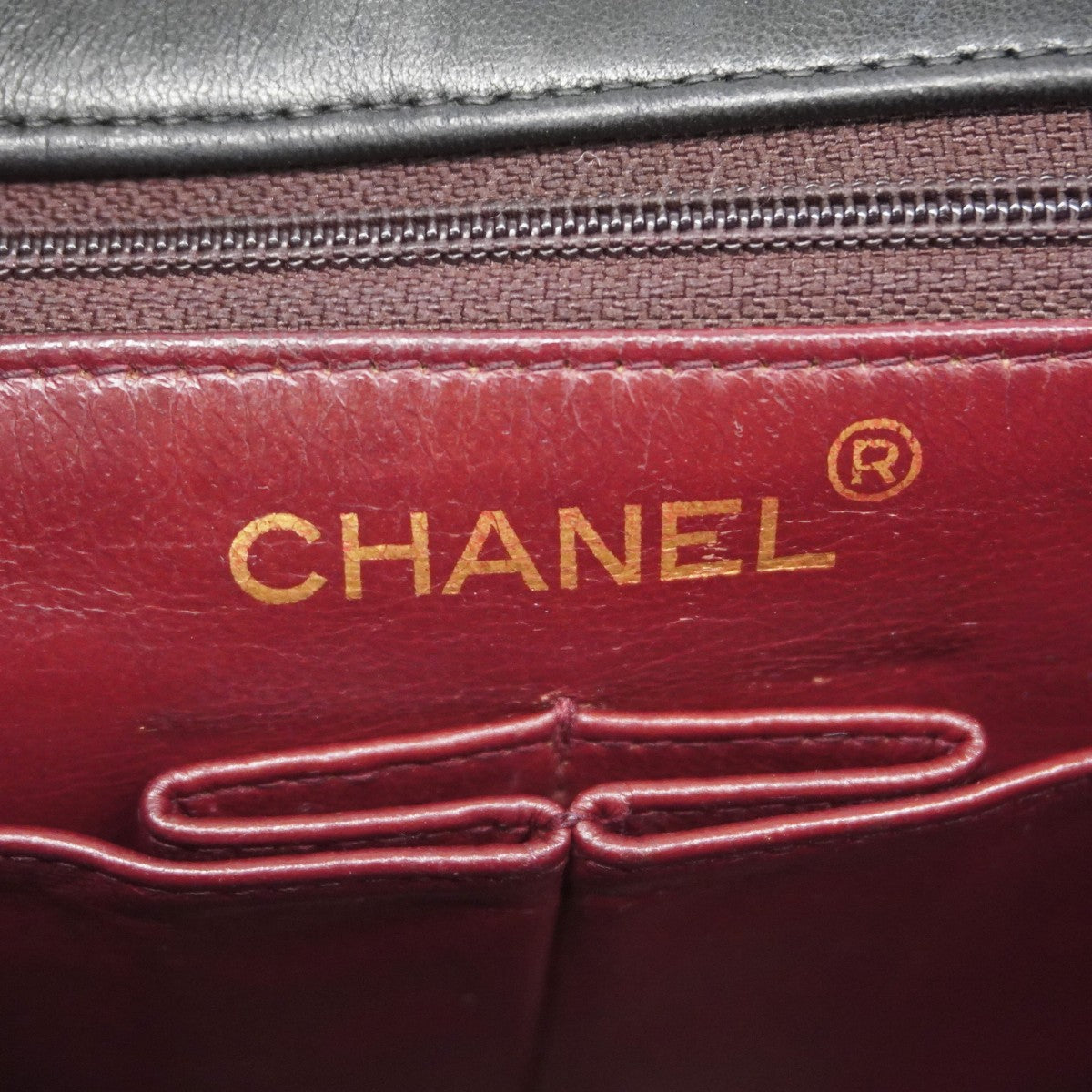 ★SALE【5hc2590-h】シャネル ショルダーバッグ ミニマトラッセ チェーンショルダー ラムスキン ブラック ゴールド金具【中古】レディース