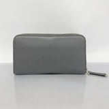 【5hc2701-h】フェンディ 長財布 レザー グレー マルチカラー シルバー金具【中古】レディース