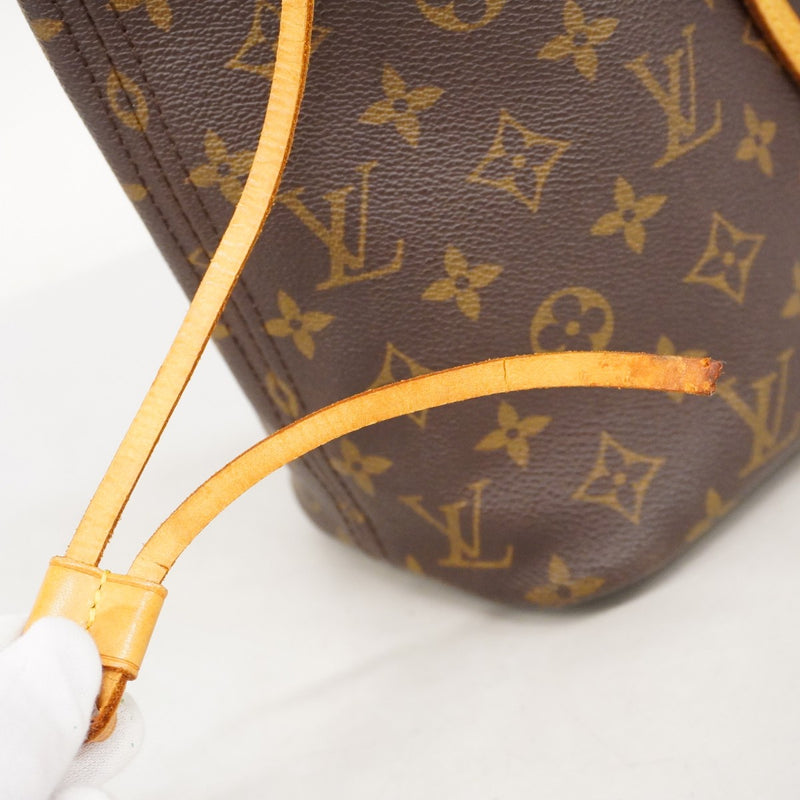 訳あり　Louis Vuitton トートバッグ ブラウン レザー　モノグラム 訳あり Louis Vuitton トートバッグ ブラウン レザー モノグラム