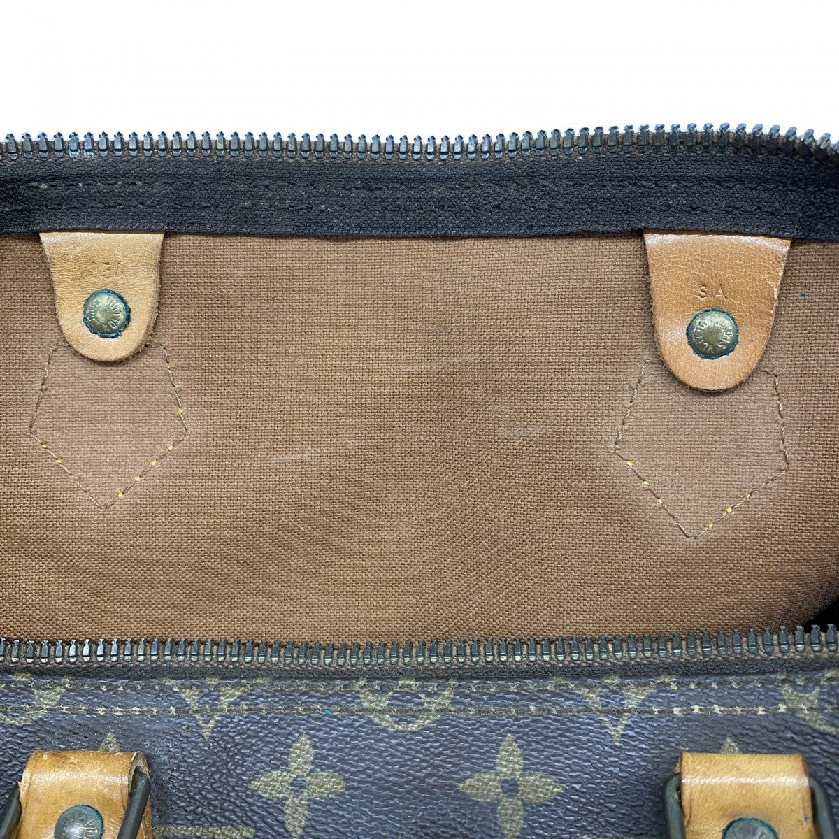 【5hc2758-h】ルイヴィトン ハンドバッグ モノグラム スピーディ35 M41107 ブラウン【中古】レディース