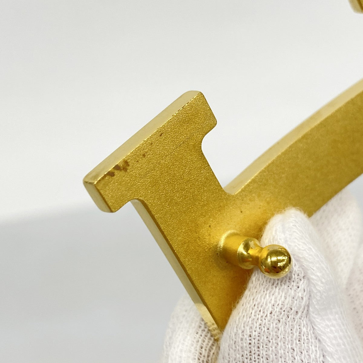 【5hc2918-h】エルメス ベルト コンスタンス トゴ ボックスカーフ ブラック エタン ゴールド金具 D刻印【中古】メンズ レディース ユニセックス