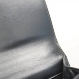 【5hd3266-h】プラダ ショルダーバッグ レザー ブラック ゴールド金具【中古】レディース