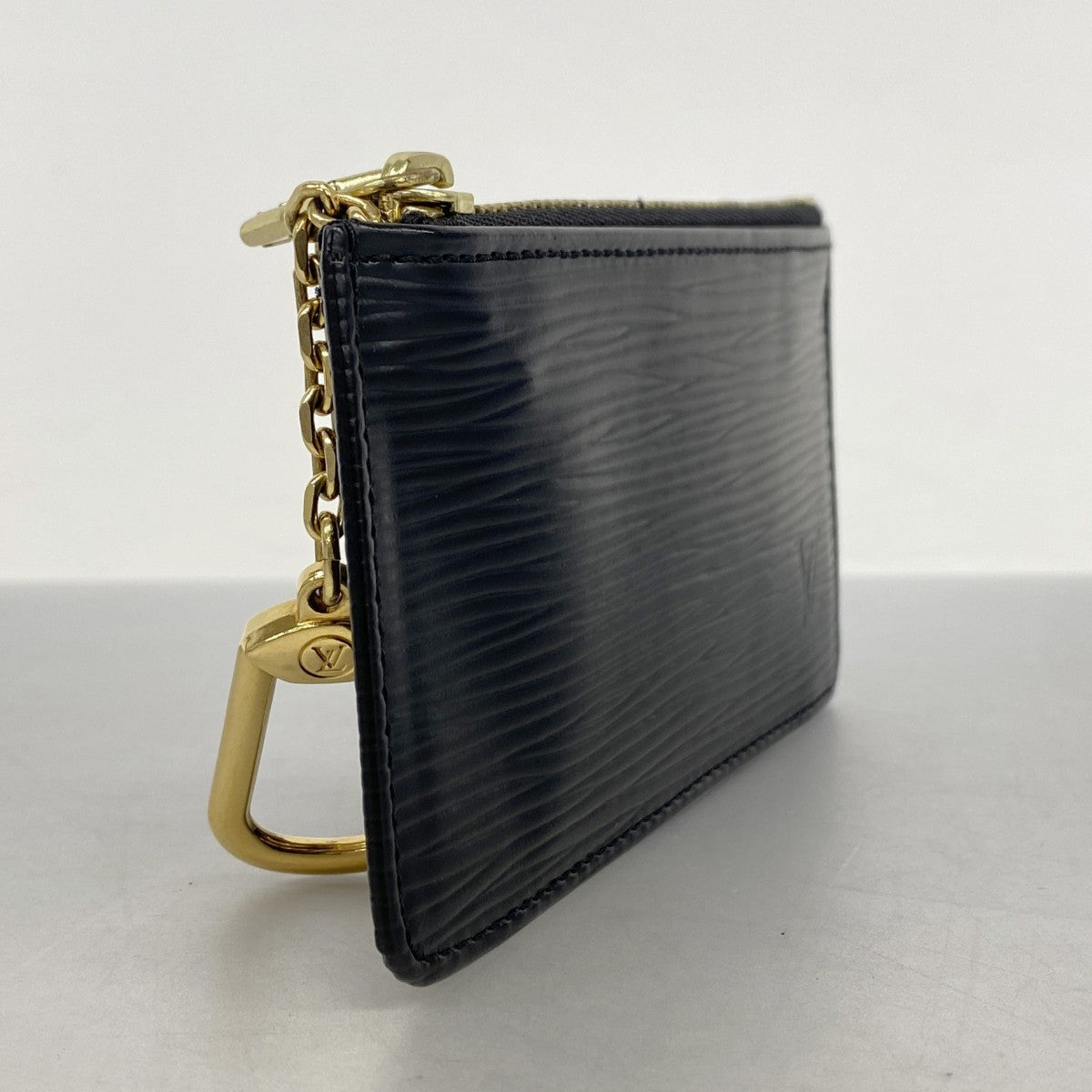 【鑑定済】ルイヴィトン コインケース エピ ポシェットクレ 黒 ユニセックス 鑑定済】ルイヴィトン コインケース エピ ポシェットクレ 黒