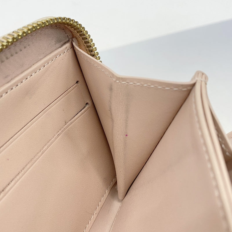 LOUISVUITTON　ヴェルニ　長財布　ベージュ ルイ・ヴィトン ヴェルニ 財布 ジッピーウォレット ベージュ