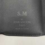 【5hd3807-h】ルイヴィトン 三つ折り財布 モノグラム・エクリプス リバース ディスカバリーコンパクトウォレット M45417 ブラック グレー【中古】メンズ