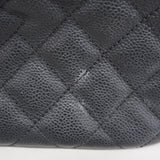 【5hd3845-h】シャネル トートバッグ マトラッセ チェーンショルダー キャビアスキン ブラック ゴールド金具【中古】レディース