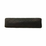 【5hd3940-h】シャネル ショルダーバッグ マトラッセ Wフラップ Wチェーン キャビアスキン ブラック ゴールド金具【中古】レディース