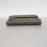 【5hd3956-h】グッチ 財布 GGインプリメ 212105 コーティングキャンバス カーキ シルバー金具【中古】レディース