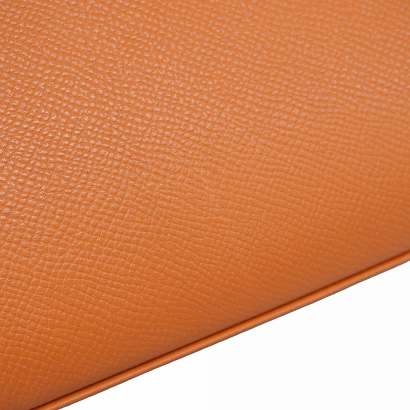 ★SALE【5hd4088-h】エルメス ハンドバッグ ケリー28 ヴォーエプソン マンゴー ゴールド金具 □P刻印【中古】メンズ