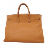 ★SALE【5hd4101-h】エルメス ハンドバッグ バーキン40 トゴ ゴールド ゴールド金具 □I刻印【中古】レディース