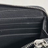 【5hd4114-h】クリスチャンディオール 長財布 オブリーク キャンバス レザー ブラック シルバー金具【中古】メンズ