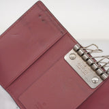 ★SALE【5hd4209-h】グッチ キーケース GGブルームス 410084 PVC ブラウン シルバー金具【中古】レディース