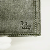 【5he4373-h】グッチ 長財布 マイクログッチシマ 449393 レザー ブラック シャンパンゴールド金具【中古】メンズ レディース ユニセックス