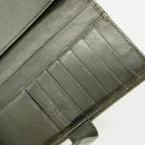 【5he4373-h】グッチ 長財布 マイクログッチシマ 449393 レザー ブラック シャンパンゴールド金具【中古】メンズ レディース ユニセックス