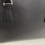 【5he4427-b】プラダ ハンドバッグ サフィアーノ レザー ブラック シルバー金具【中古】レディース