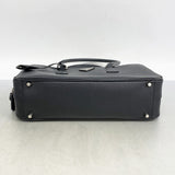 【5he4427-b】プラダ ハンドバッグ サフィアーノ レザー ブラック シルバー金具【中古】レディース