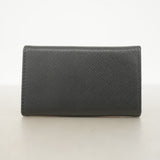 【5he4513】プラダ キーケース サフィアーノ フィオッコ レザー ブラック ゴールド金具【中古】レディース