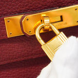 ★SALE【5he4532】エルメス ハンドバッグ ケリー32 トゴ ルージュアッシュ ゴールド金具【中古】レディース