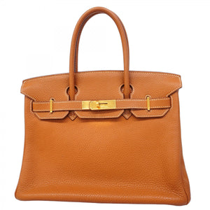 ★SALE【5he4533】エルメス ハンドバッグ バーキン30 トゴ ゴールド ゴールド金具【中古】レディース